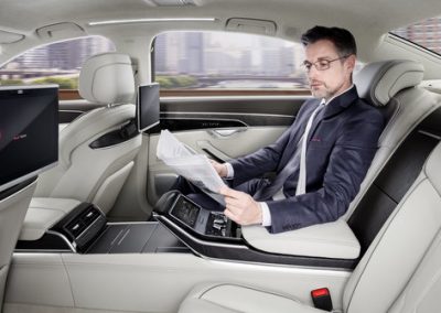 Audi A8 interior executive seat