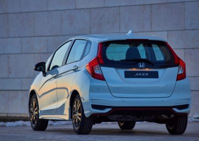 nieuwe Honda Jazz lease achterbumper