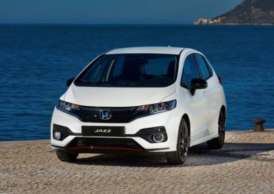 nieuwe Honda Jazz lease grill voorbumper